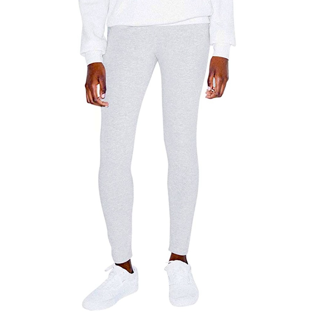 Gray American Apparel Cotton Leggings